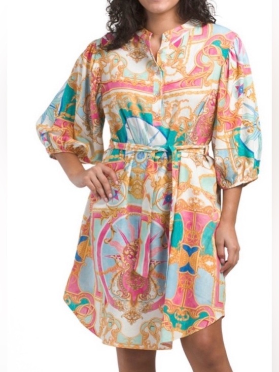 La Ragazze Dresses & Skirts - La Ragazze Italy linen dress! ⚓️🩵🌷